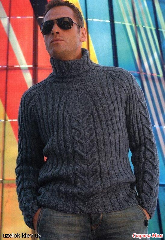 Как связать спицами красивый свитер