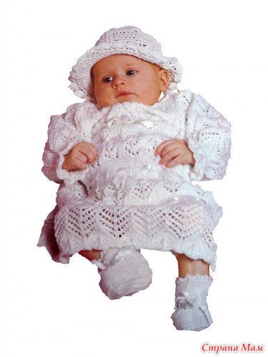 Вязаное Платье Для Новорожденной
