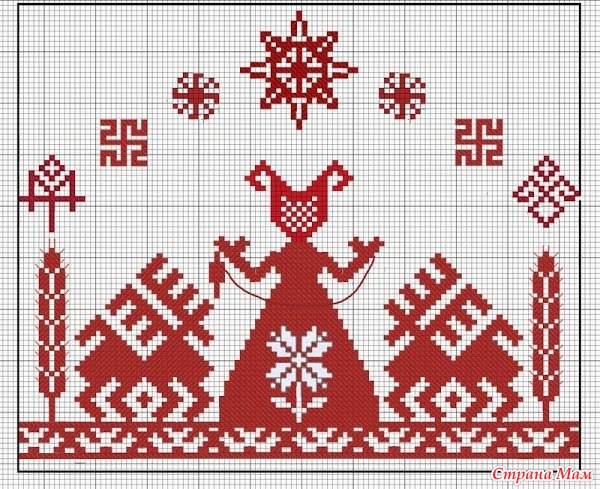 Схема вышивки славянских богов