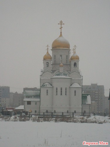 Барнаул, Храм Иоанна Богослова, зима