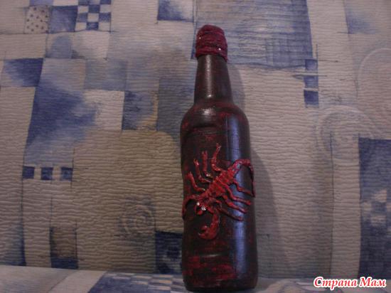 бутылка скорпион