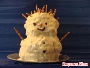 Творожный снеговик