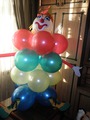 клоун из шаров на 2 годика сынишке