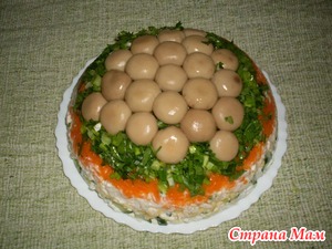 Салат "Грибное лукошко"
