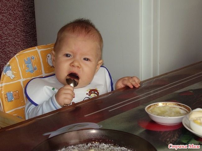 9 месяцев плохо ест. 9 месяцев плохо ест. малыш ест. у 9 месячного ребенка нет аппетита. каша для детей.