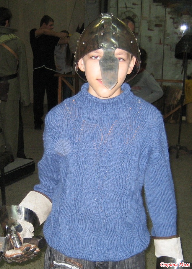 Полувер для маленького мужчины - Вяжем для наших мужчин - Страна Мам