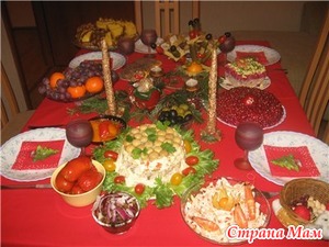 Праздничный стол для кормящей мамы.