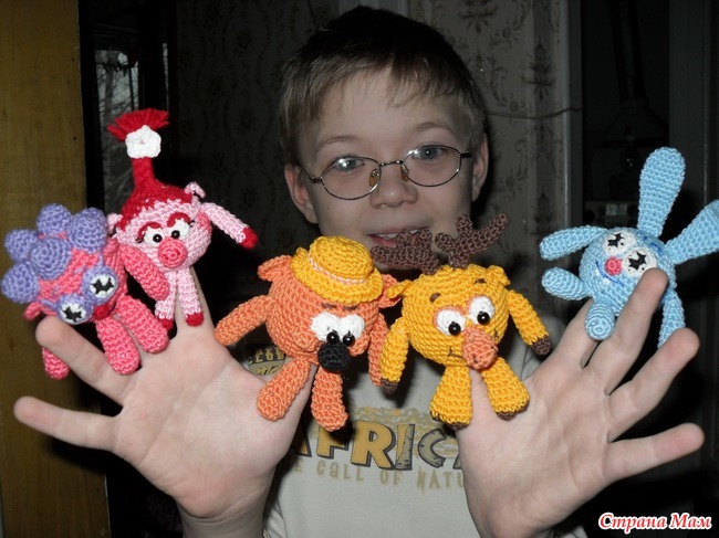 Пальчиковый театр "Смешарики" - Страна Мам