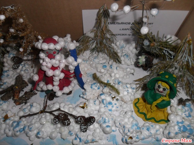 Новогоднее оформление группы по мотивам русско-народной сказки «Морозко»