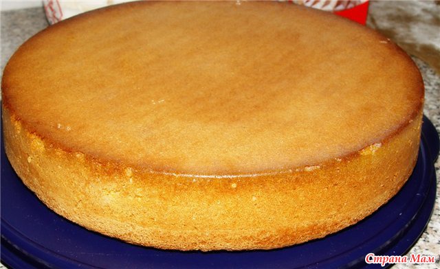 Классический белый бисквит в духовке, пошаговый рецепт на ккал, фото, ингредиенты - Natali