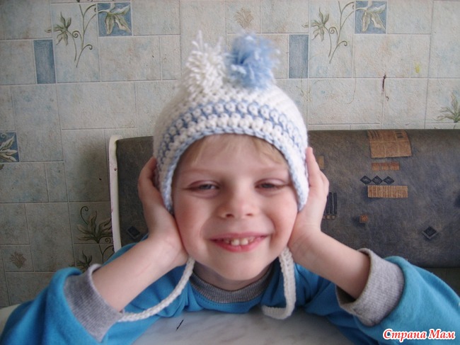 Шапчонка для мальчонки))) - Вязание - Страна Мам
