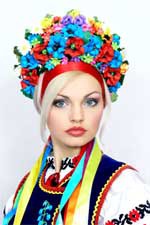 Украинский венок на голову, етно венки купить, веночки ручной работы