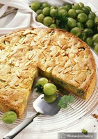 Легкий пирог из крыжовника