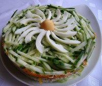 Салат "ромашковое поле"