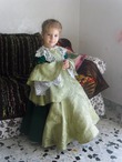 мама сотворила платье для принцессы на карнавал