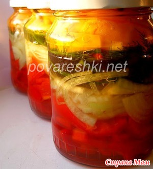 Маринованный перец "Светофор"