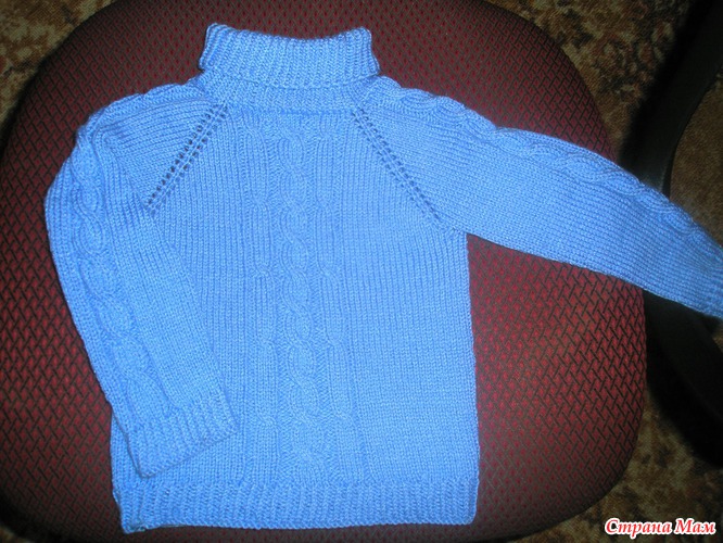 Детский свитер, регланом снизу: схема вязания, подробная инструкция, описание на сайте «Люди вяжут»