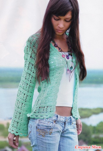 http://knitsi.ru/id1794/zelenyy-azhurnyy-zhaket.html