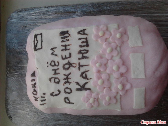 Торт для дочери на день рождения фото
