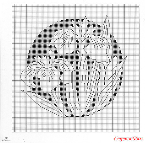 Схемы вышивки «монохром.» (стр. 1) - Вышивка крестом