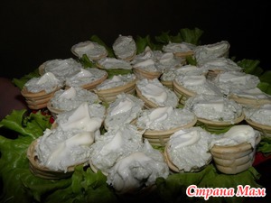 Закуска из творога с селедкой