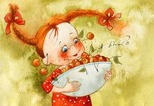 Вышивка по рисункам Виктории Кирдий