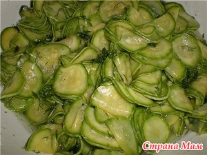 МАРИНОВАННЫЕ КАБАЧКИ