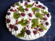 Творожный торт с сезонными ягодами и фруктами - полезное лакомство