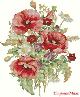   DMC K5242 Poppies