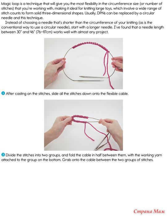 Вязание способом мэджик. Техника Мэджик луп. Мэджик луп вязание. Метод Magic loop. Спицы Magic loop.