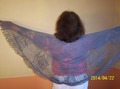 Shawl &quot; Gentiana&quot;from http:www.liveinternet.ru/users/3900865/post227117321/