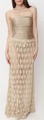 Alessandra Meskita beige crochet maxi skirt
