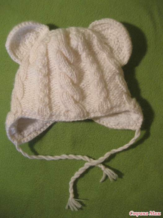Ушастая шапка для моей малышки )) - Вязание - Страна Мам