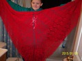 Regenerate Shawl, knitted by me