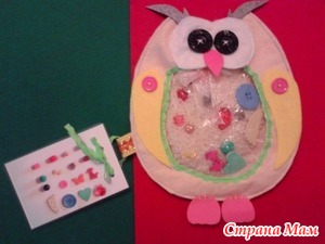 Развивающая игрушка СОВА_ИСКАЛКА