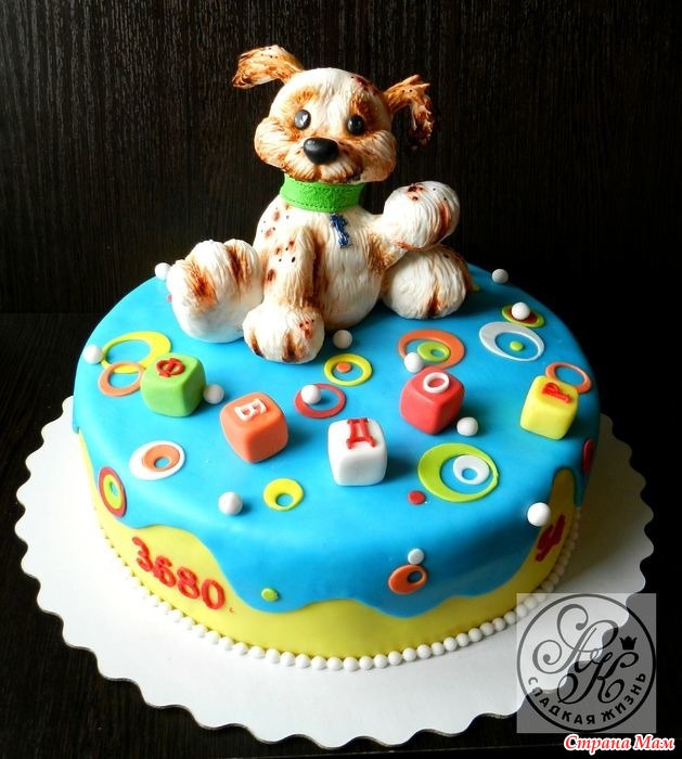 Фото детских тортов с собачкой