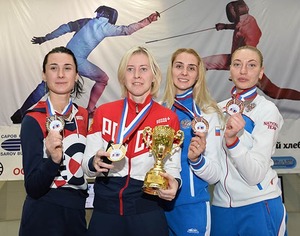 Фехтовальщики московского «Динамо» - обладатели Кубка России