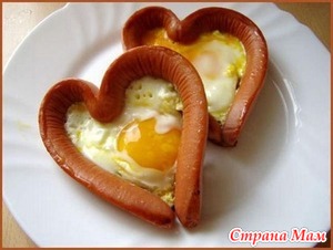 . Завтрак ко Дню Влюбленных.