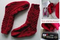  =Narcissus Lace Socks (Cuff Down) by Qianer Huang= - 