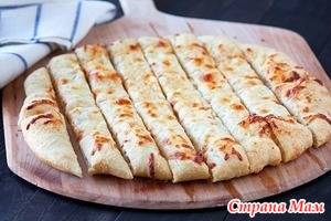 . Сырно-чесночные пивные палочки