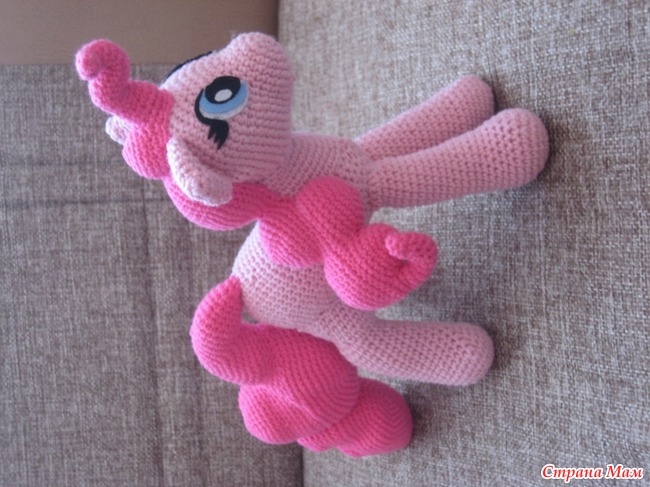 Мягкая игрушка Пони в сумочке Пинки Пай Pinkie pie My Little Pony YuMe 25 см