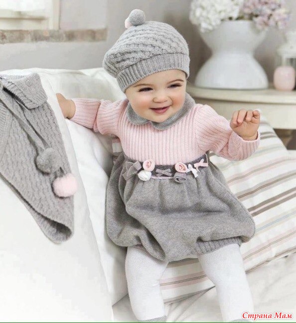 Модная одежда для малышей до года девочки