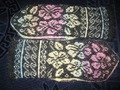 Hibiscus Mittens by Christine Paige