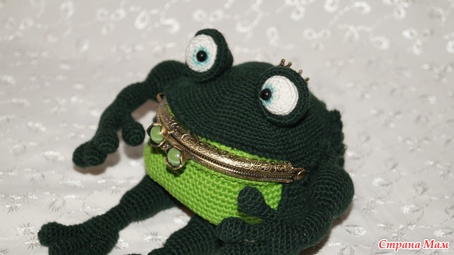 Кошелек-лягушка крючком - Вязание - Страна Мам