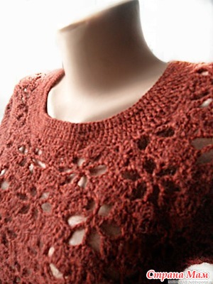   .  .What I'm knitting. Knitted tunic.