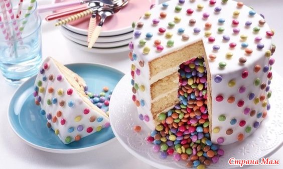 Торт Радуга Дэш из M&M’s: очень красивый и вкусный