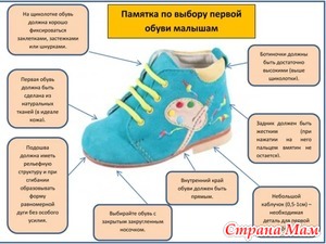 Выбираем обувь ребенку