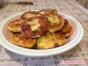 Сырники (с изюмом)