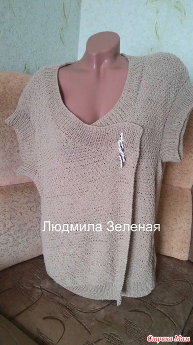 . Жилет с запахом - Вязание - Страна Мам