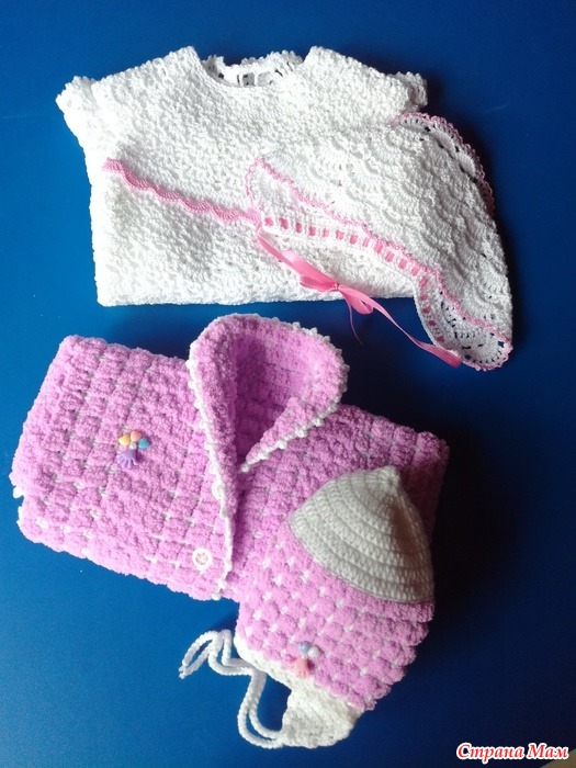 . Два комплекта для крохи (крючком) - Вязание - Страна Мам